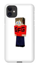 Gaming For Greatness Minecraft Skin iPhone Case