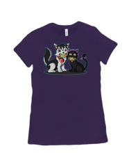 Cat and Dog tshirt-women
