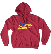 Bish Hello? (Blue) Hoodies (No-Zip/Pullover)