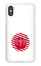 Fae's Xmas iPhone Case Candy Cane Red