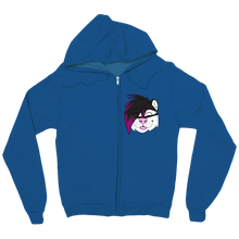 Le Blepping Skunk zip-up-hoodie