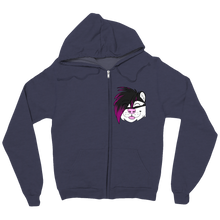 Le Blepping Skunk zip-up-hoodie