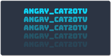angry_cat20tv XXL Gaming Mousepad