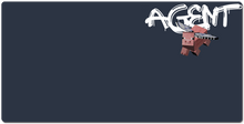 agent_porky XXL Gaming Mousepad (white logo)