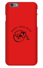 Reds Truckin Black Letters iPhone Cases