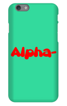 Alpha- iPhone Phone Case