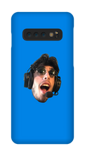 its my face on a Samsung case