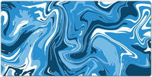 Blue and White Mouse Pad