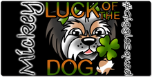 Luck of the Dog XXL Gaming Mousepad