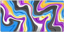 Tri Swirl XXL Gaming Mousepad