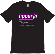 TipperJo Definition White on Pink (Black&Heather)