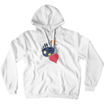 love hoodie white