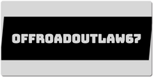 offroadoutlaw67 XXL Gaming Mousepad