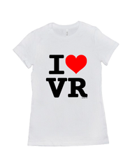 Camiseta I Love VR ROJO (corte de chica)