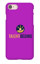 Talent Begins iPhone Case