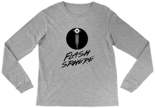 Flash Sphere Black Logo Long Sleeved Tee