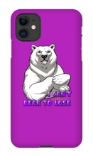 I Can't Bear To Lose (Alt) iPhone Phone Cases