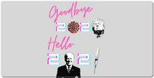 Goodbye 2020 Hello 2021 XXL Gaming Mousepad