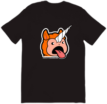 E1nhornlama T-Shirt Logo auf Rücken