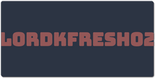 lordkfresh02 XXL Gaming Mousepad