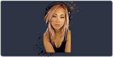 w0lfiebabe XXL Gaming Mousepad