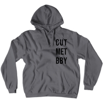 CutMet BBY Hoodie (Black Text) (No-Zip/Pullover)