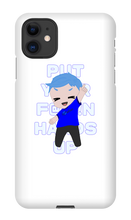 Put Your F@*#!N Hands Up iPhone Case