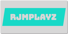 RJMPlayz text XXL Gaming Mousepad