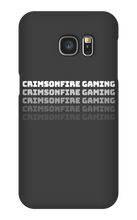 Samsung Phone Case (White Text/Black Case)