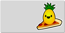 Pineapple Pizza XXL Gaming Mousepad
