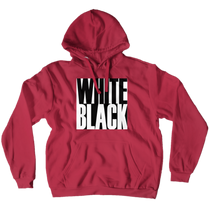 White and black birote hoddie