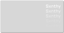 sxnthy XXL Gaming Mousepad