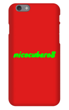 nicocubero8 funda para iPhone 6s verde fosforito