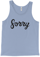 sorrry Tank Top