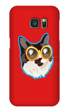 CoolAmora Blue Print Samsung Phone Cases