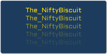 The_NiftyBiscuit Falling Text XXL Gaming Mousepad