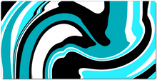 Black Blue and White Swirl