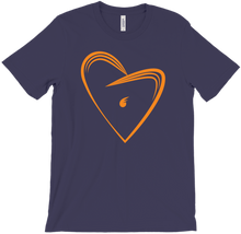 Burning Orange Heart T-Shirts