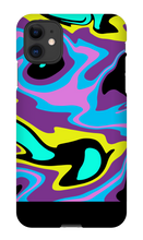 80's swirl iPhone Phone Cases
