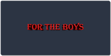 For the Boys XXL Gaming Mousepad