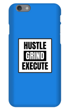 HUSTLE GRIND EXECUTE iPhone Phone Cases