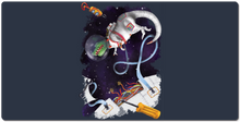 Dino In Space XXL Gaming Mousepad