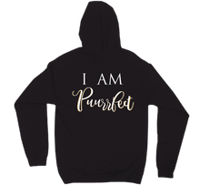 I Am Puurrfect Hoodie Back Print