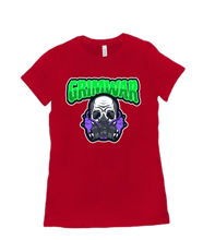 Gas Mask Skull tshirt-women