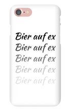 Bier auf ex Handyhülle IPhone Weiß