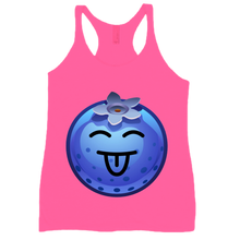 Blueberry tanktop-women-racerback