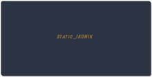 static_ikonik XXL Gaming Mousepad