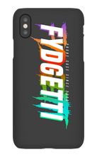 FYDGETTI White Text Design iPhone Case