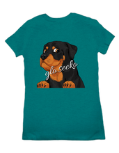 glo's Rottie Women's Tee (Back Logo)