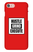 HUSTLE GRIND EXECUTE iPhone Phone Cases
